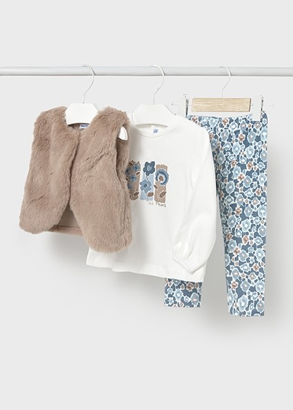 Σετ κολάν 3τεμάχια - ΓΑΛΑΖΙΟ 4Y