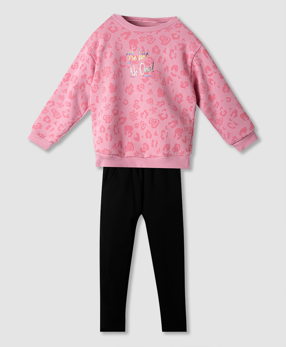 Σετ κολάν φούτερ - ΣΑΠΙΟ ΜΗΛΟ 14Y