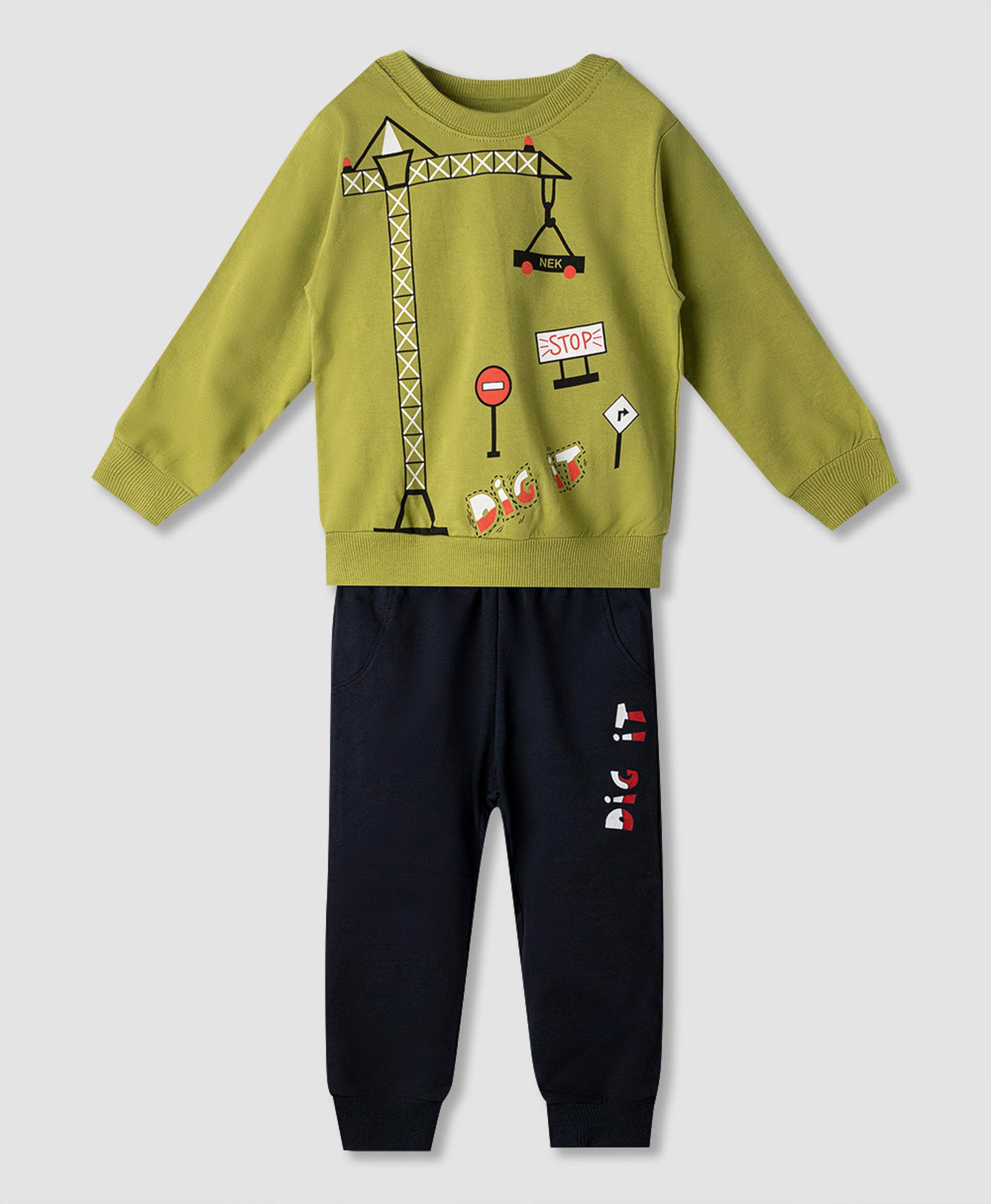 Σετ φόρμα αχνούδιαστη - ΠΡΑΣΙΝΟ 5Y