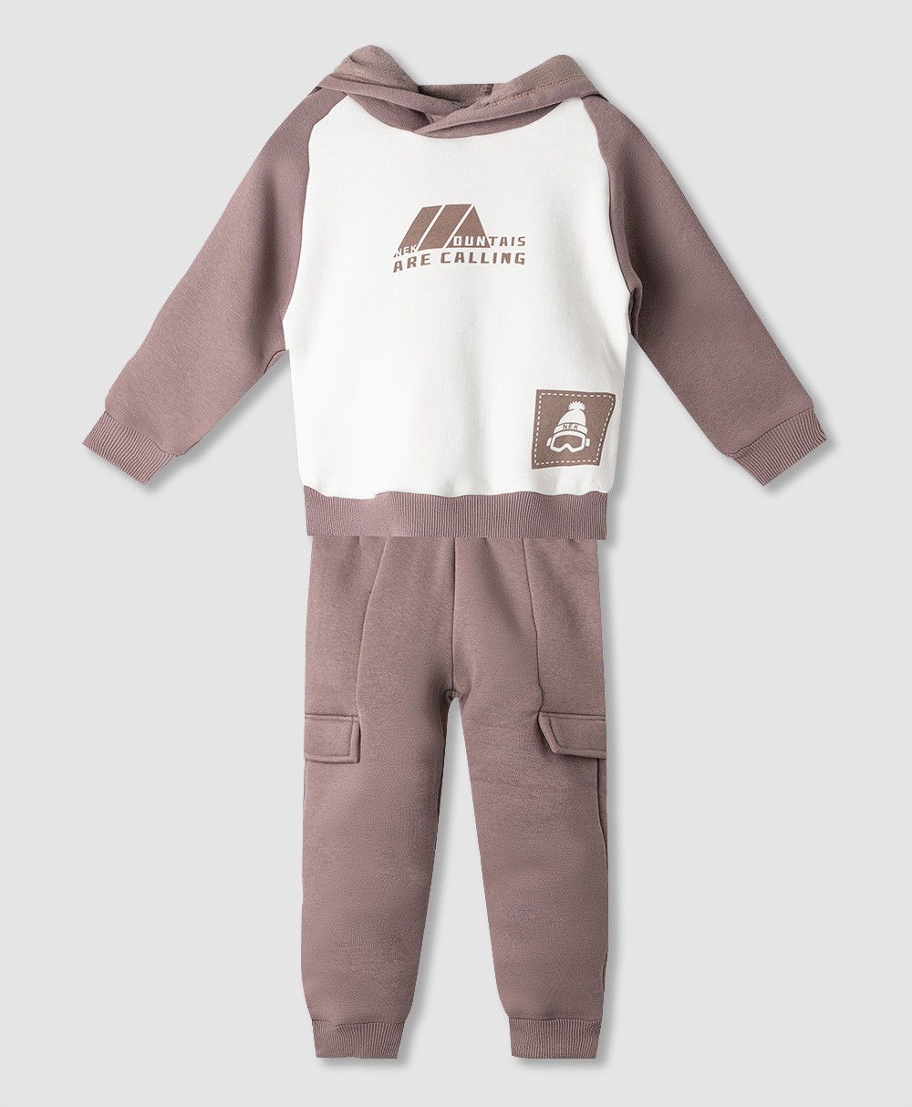 Σετ φόρμα - ΕΚΡΟΥ 6Y