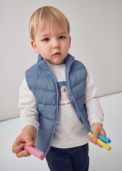 Σετ παντελόνι φούτερ γιλέκο - ΣΙΕΛ 18M