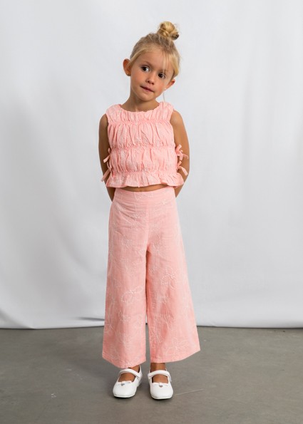 Σετ πσντελόνι μακρύ κεντητό - ΡOZ 4Y