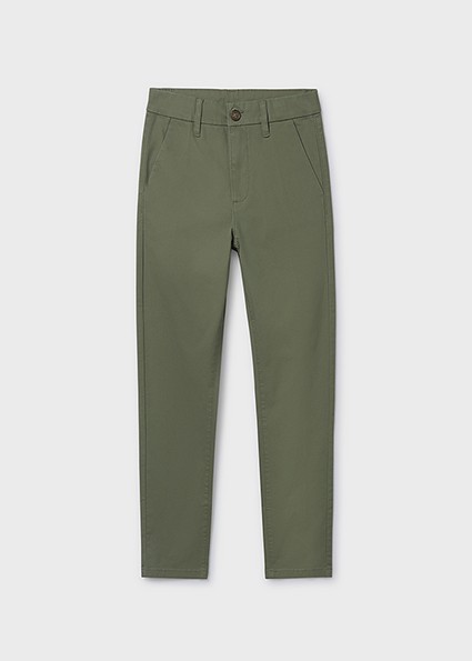 Παντελόνι chino basic - ΠΡΑΣΙΝΟ 10Y