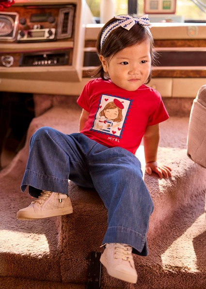 Παντελόνι μακρύ φαρδύ - ΤΖΙΝ ΣΚΟΥΡΟ 12M