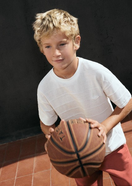 Μπλούζα κοντομάνικη μακό - ΚΡΕΜ 16Y