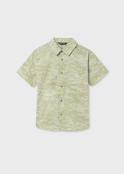 Πουκάμισο κοντομάνικο γιακάς - ΠΡΑΣΙΝΟ 8Y