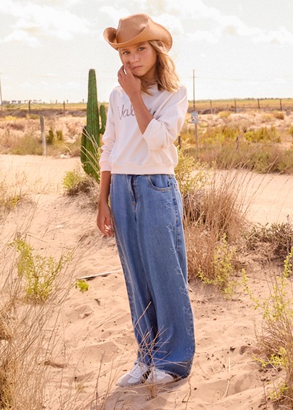 Παντελόνι μακρύ τζιν φαρδύ - ΤΖΙΝ 10Y