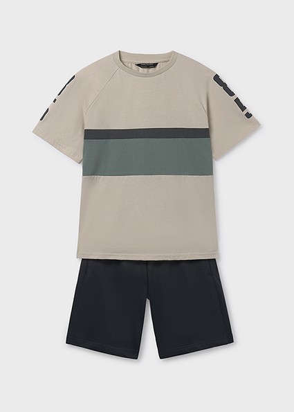 Σετ μακό στάμπα 85 - ΑΝΘΡΑΚΙ 16Y