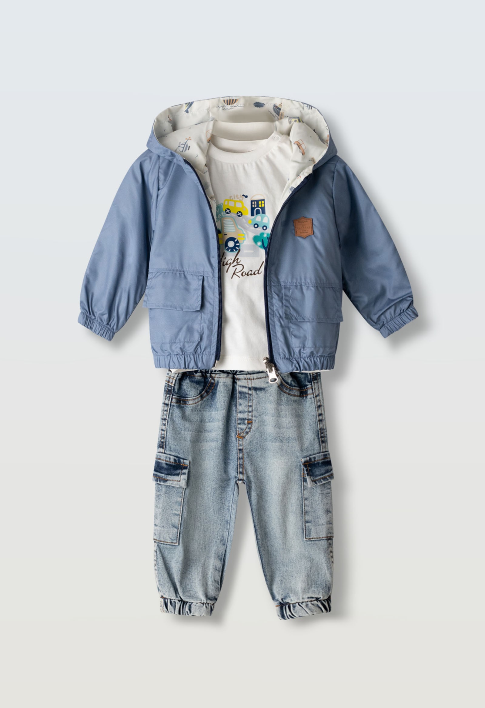 Σετ 3τμχ. με τζιν - ΣΙΕΛ 2Y