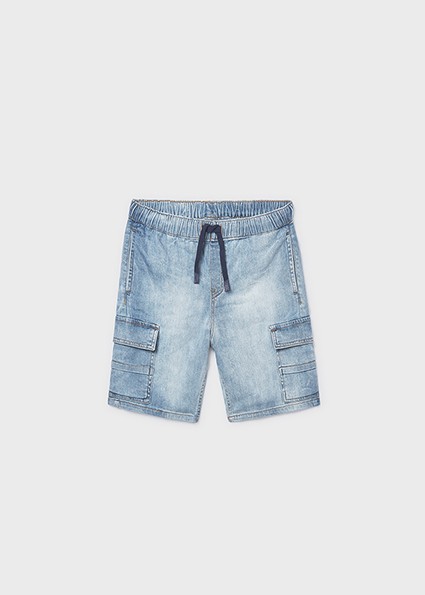 Βερμούδα denim cargo - ΠΕΤΡΟΠΛΥΜΕΝΟ ΤΖΙΝ 10Y
