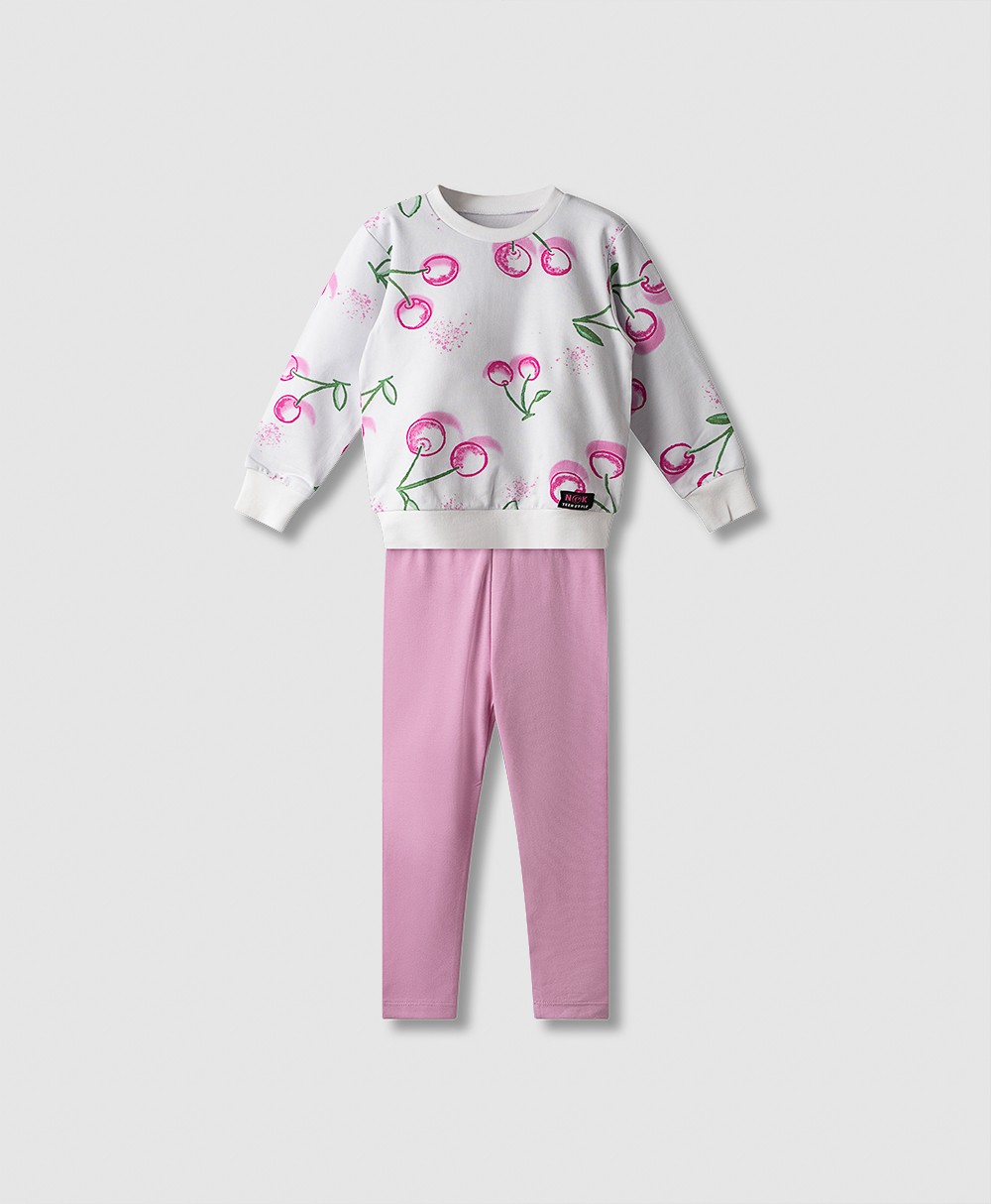 Σετ κολάν μακρυμάνικο μπλουζάκι - ΚΕΡΑΣΙ 2Y