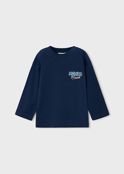 T-Shirt μακρυμάνικο for everyone - ΜΠΛΕ 8Y