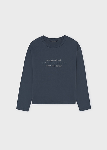 T-Shirt μακρυμάνικο energy - ΓΚΡΙ 8Y