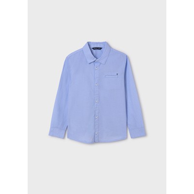Long sleeve printed shirt - BLUE 10Y