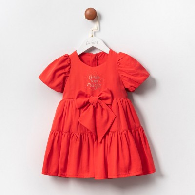 Dress with sleeves - CORAL 3Y
