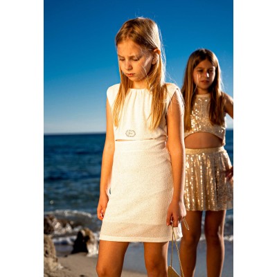 Dress - CREAM 12Y