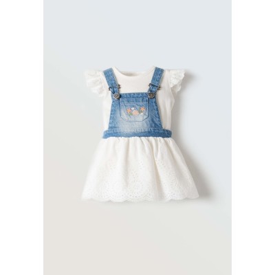 Jumpsuit dress with blouse - JEANS 2Y