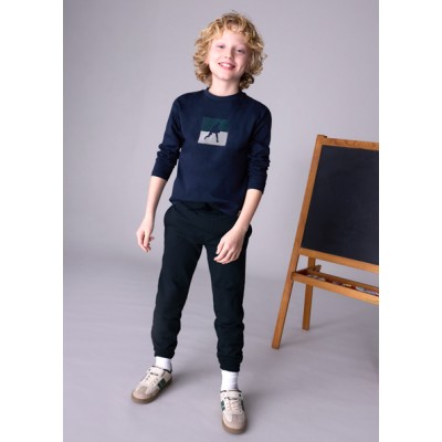Basic sweatpants - BLACK 16Y