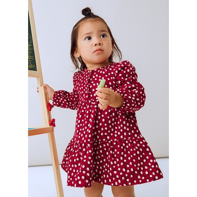 Dress with a bow - RED 12M