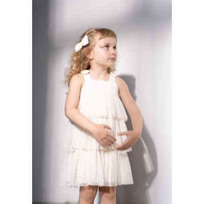 Lace dress - CREAM 2Y