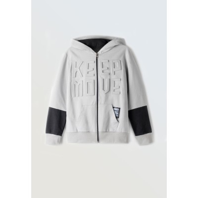 Sparkly sweatshirt - GREY 10Y