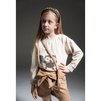 Shorts set with bag - CAMEL 4Y