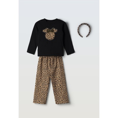 Leggings set - BLACK 4Y
