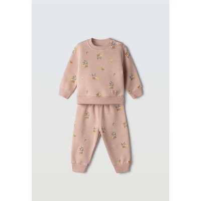 Jumpsuit set - SALMON 12M