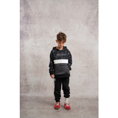 Sparkly jumpsuit set - BLACK 8Y