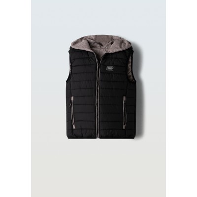 Sleeveless jacket - BLACK 8Y