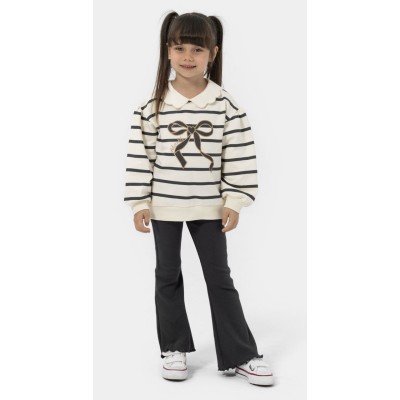 Bell-bottoms set - BLACK 5Y