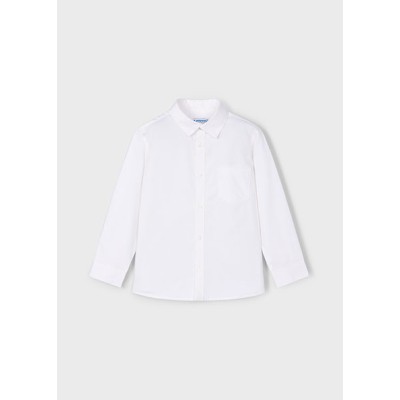 Basic long sleeve shirt - WHITE 4Y