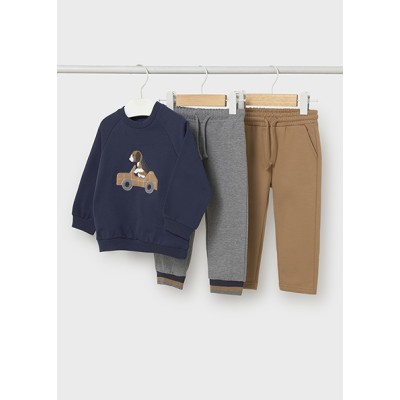 Tracksuit 2 pants sweatshirt - BLUE 18M