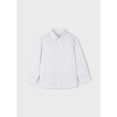 Long sleeve shirt with prints - WHITE 8Y