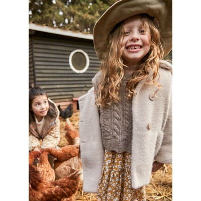 Fur coat - SAND 8Y