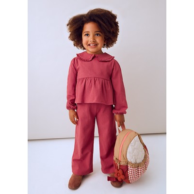 Long pants set - RED 8Y
