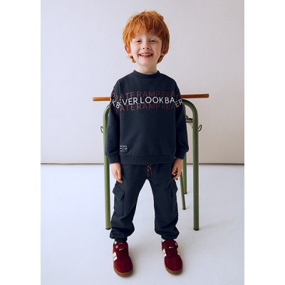 Skate jumpsuit - NAVY BLUE 4Y