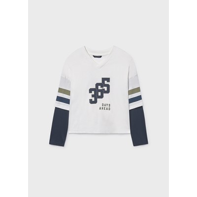 Double sleeve blouse - CREAM 12Y