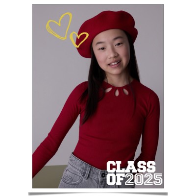 Long sleeve cut out blouse - RED 12Y