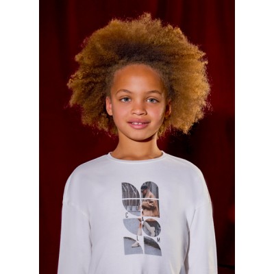 Long sleeve blouse - CREAM 10Y