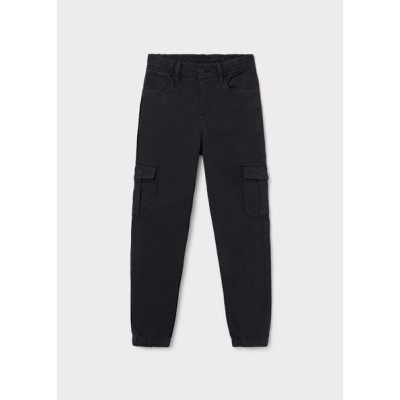 Cargo pants - BLACK 18Y