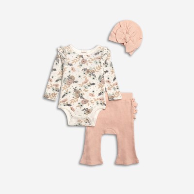 Set of 3 pieces bodysuit-pants-ribbon - ROBOT APPLE 3M