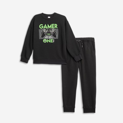 Tracksuit set - BLACK 8Y