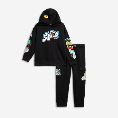 Tracksuit set - BLACK 6Y
