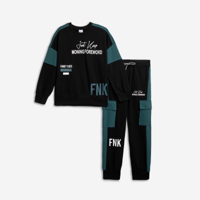 Tracksuit set - BLACK 10Y