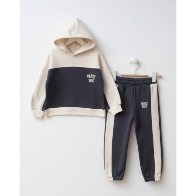 Tracksuit set - CHARCOAL 7Y
