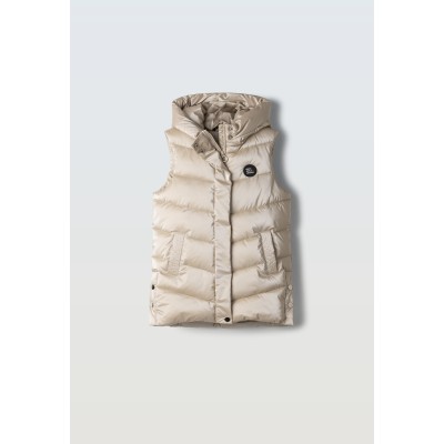 Sleeveless jacket - CAMEL 12Y