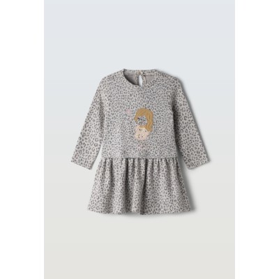 Dress with bag - GREY 4Y