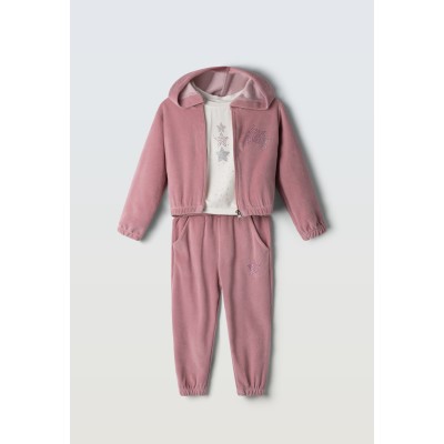 Velvet jumpsuit set 3pcs. - POZ 6Y
