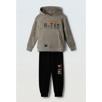 Tracksuit set - BROWN 8Y
